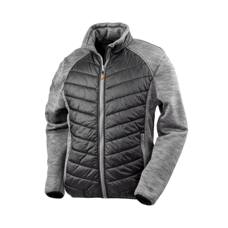 Image of Result Result Men Elevator Padded Jacket in Black Size: Small Black S Male 5063425098194