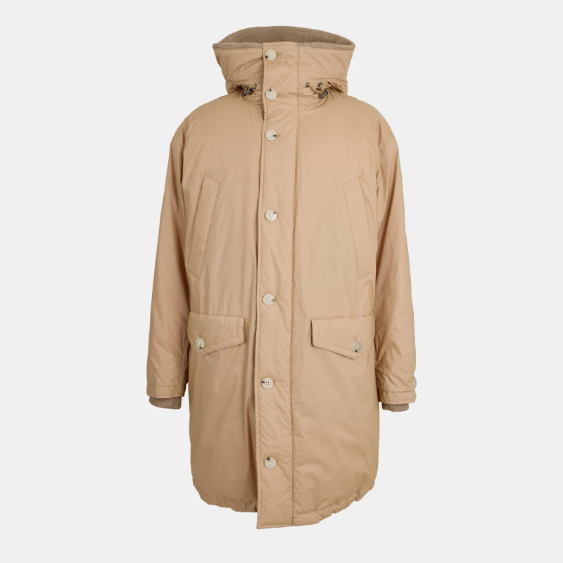 Image of Boss Mens Camin Waxed Weatherproof Wax Jacket Beige male 38 (48)