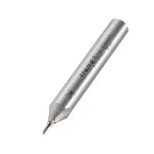 Image of Trend Eccentric Single Flute Router Cutter 1mm 3mm 1/4"