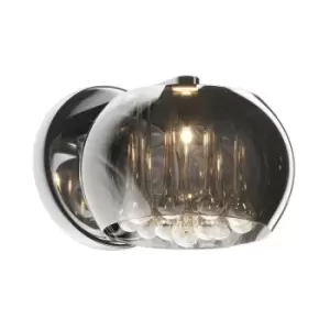 Zumaline Crystal Wall Lamp, Chrome, 1x G9