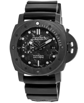 Image of Panerai Submersible Marina Militare Carbotech Automatic Mens Watch PAM00979 PAM00979