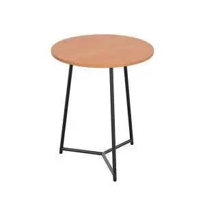Image of Jemini Trinity Mid Table 600x600x735mm BeechBlack KF823421 KF823421