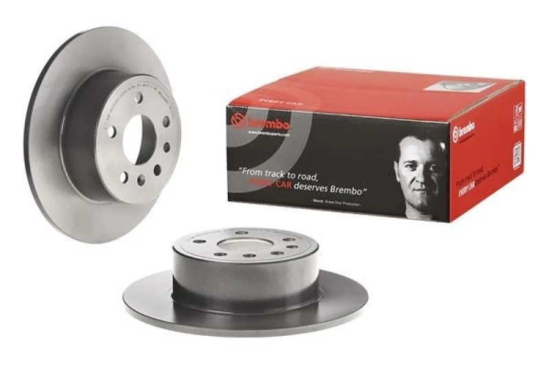 Image of BREMBO Brake disc BREMBO 08.7015.21