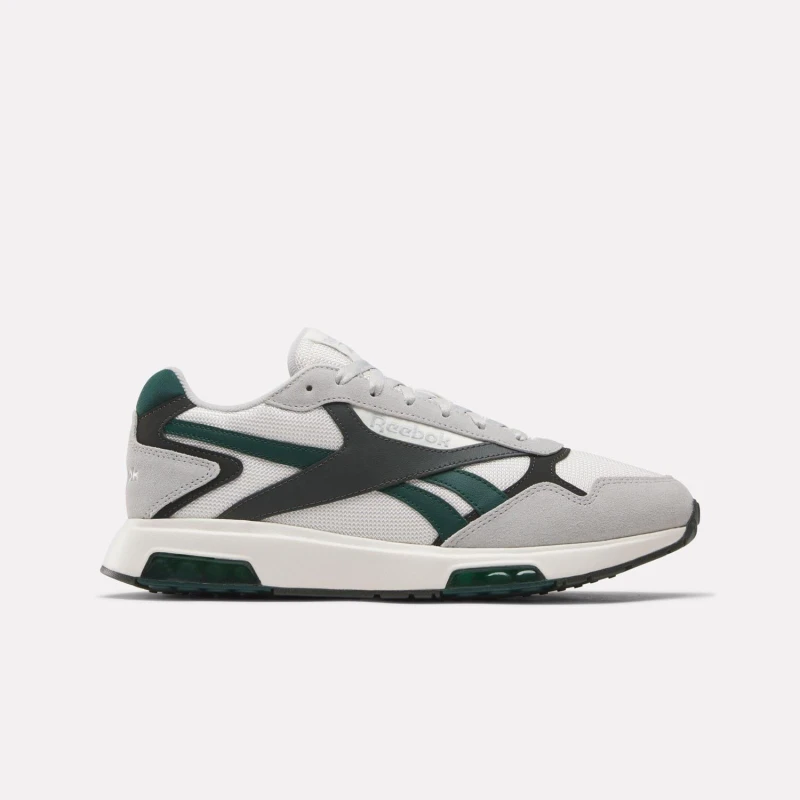 Image of Reebok Glide DMX Trainers White Grey male UK 4