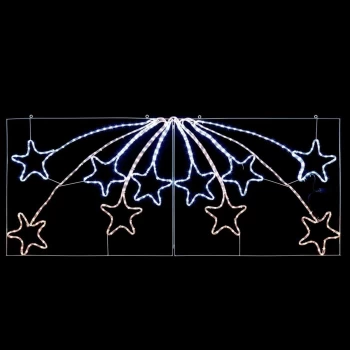 Image of Premier Decorations 220cm LED Star Rope Light - Warm White