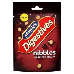 image of Original Mcvities Digestives Nibbles Dark Chocolate 120g