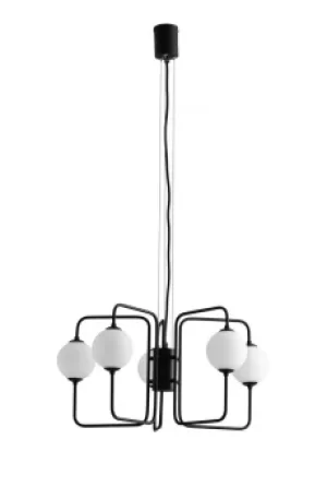 Image of Neutron 8 Light Globe Ceiling Pendant, Black Opal, G9