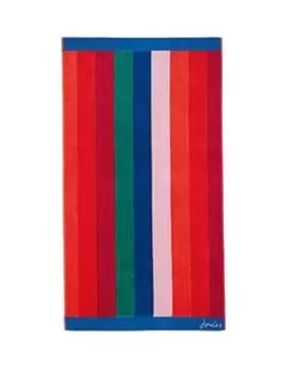 Image of Joules Rainbow Stripe Towel Range
