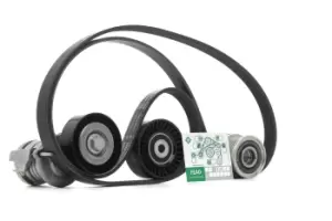 Image of INA V-ribbed belt set VW 529 0535 20 038903315AD,038903315AG,038903315AH Serpentine belt kit,Auxiliary belt kit,Poly V-belt kit,V-ribbed belt kit