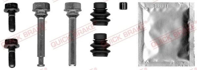 Image of QUICK BRAKE Guide sleeve kit, brake caliper QUICK BRAKE 113-0025X
