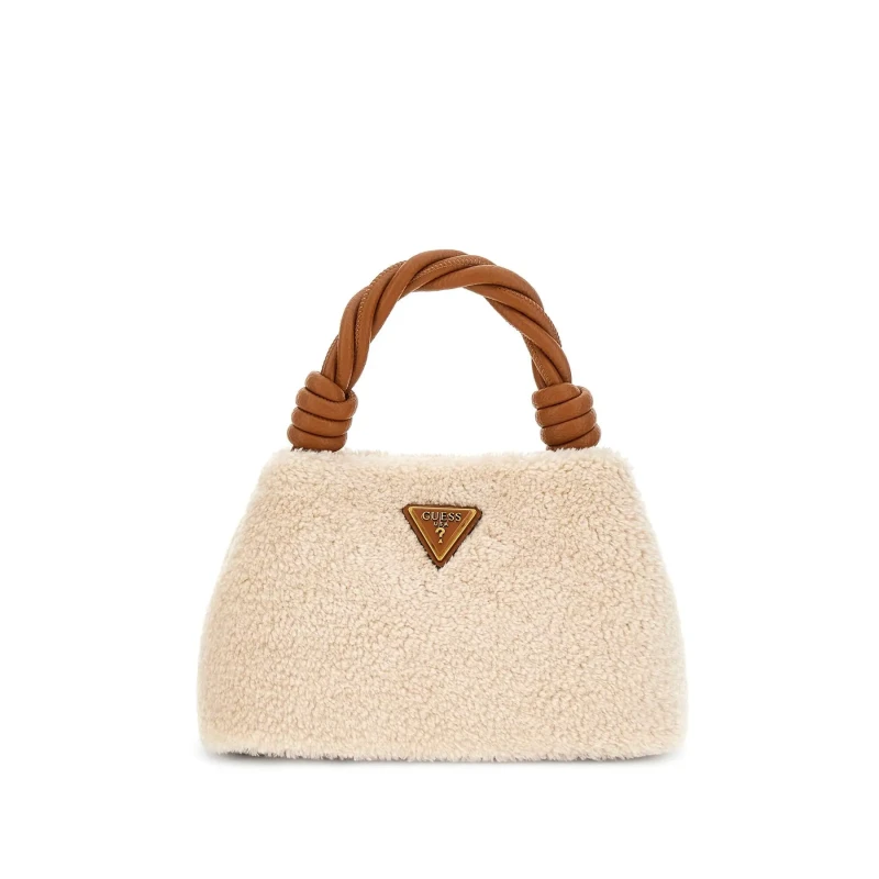 Image of Guess Womens Handbag Guess Shaida Beige Female TU