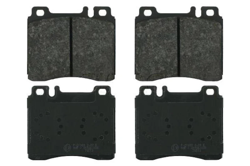 Image of SWAG 10 91 6096 Brake pad set Front Axle, prepared for wear warning indicator Brake Pad Set,disc brake (402)