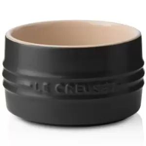 Image of Le Creuset Stoneware Stackable Ramekin Satin Black