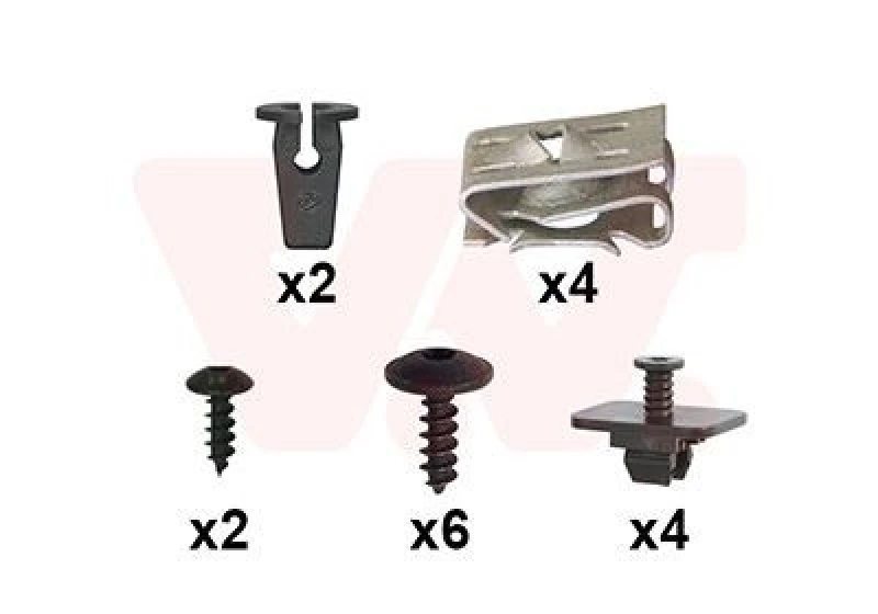 Image of VAN WEZEL Mounting Kit, bumper VAN WEZEL 5766793