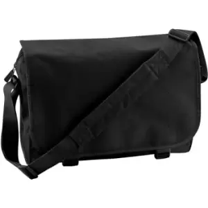Image of Adjustable Messenger Bag (11 Litres) (One Size) (Black) - Bagbase