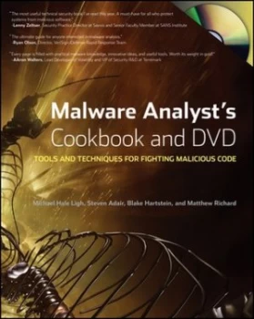 Image of Malware Analysts Cookbook and DVD by Michael Ligh Book