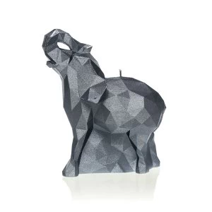 Image of Steel Medium Elephant Candle