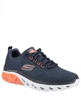 Image of Skechers Wave Heat Glide Step Sport Trainer, Navy, Size 10, Men