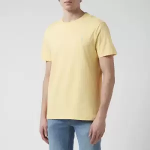 Image of Polo Ralph Lauren Mens Custom Slim Fit Jersey T-Shirt - Empire Yellow - S