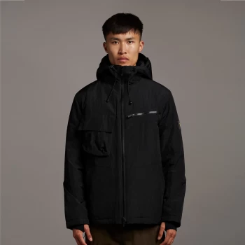 Image of Wadded Dual Pocket Jacket with Face Guard - S