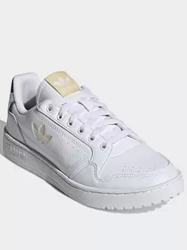 Image of adidas Originals Ny 90 Shoes, White/Beige, Size 3.5, Women