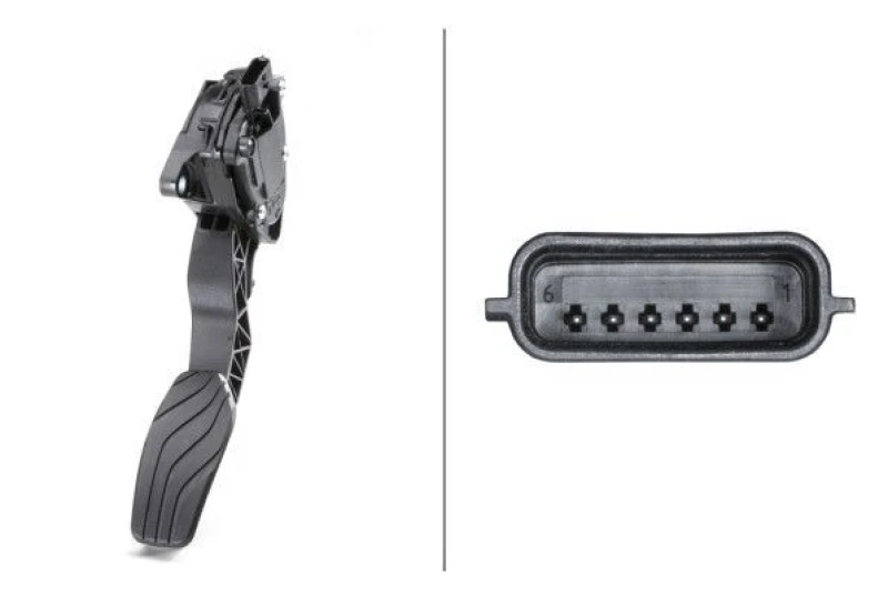 Image of HELLA Accelerator pedal position sensor HELLA 6PV 009 978-761