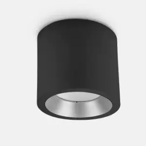 Image of Cosmos Outdoor LED Surface Mounted Ceiling Light Black 12.6cm 1324lm 3000K IP65