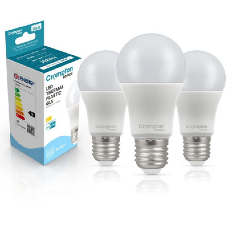 Image of Crompton Lamps LED GLS 13W E27 Cool White Opal (100W Eqv)