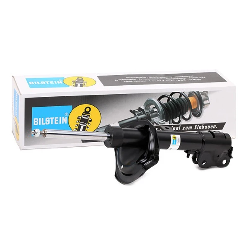 Image of BILSTEIN 22-243140 Shock absorber Front Axle Right, Gas Pressure, Twin-Tube, Suspension Strut, Bottom Clamp Shock Absorber (854)