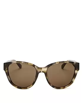 image of Tory Burch Womens Cat Eye Sunglasses, 54mm