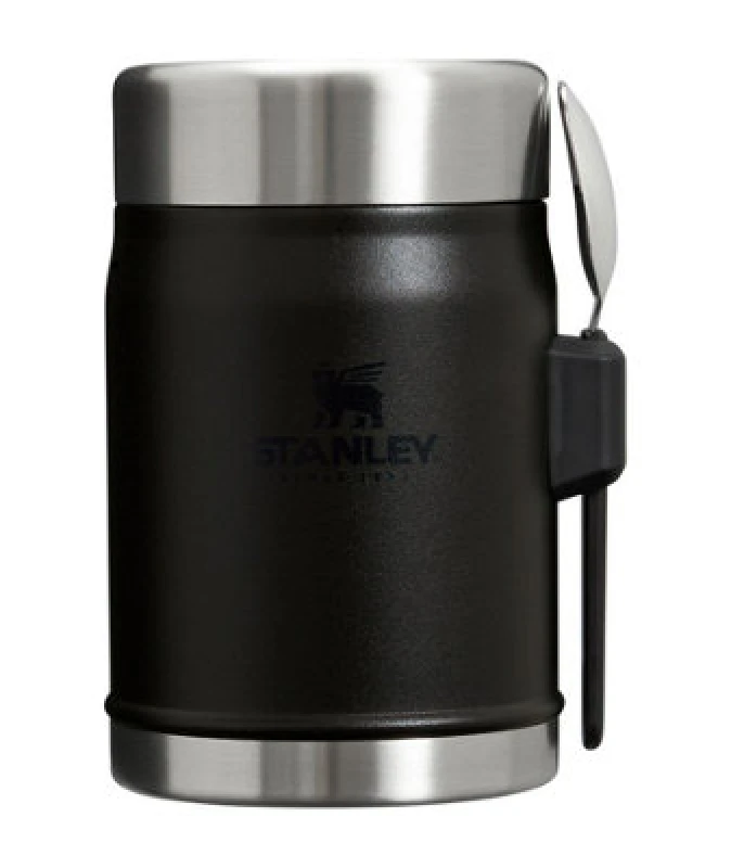 Image of Stanley Legendary Food Jar + Spork Black 2.0 0.4L