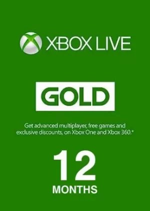 Image of Microsoft Xbox Live Gold 12 Months Subscription Membership