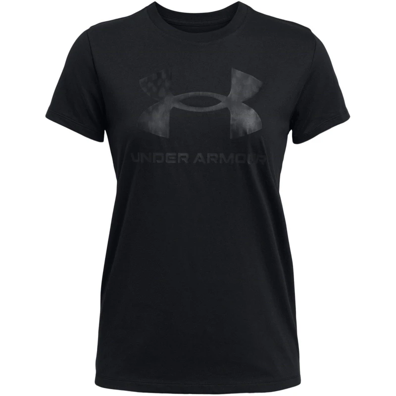 Image of Under Armour UA Sportstyle Graphic Short Sleeve - Black 8