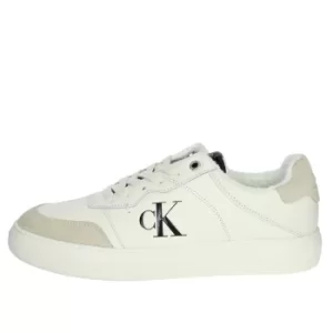 Image of CALVIN KLEIN JEANS Sneakers Men Beige Pelle Sintetico/camoscio