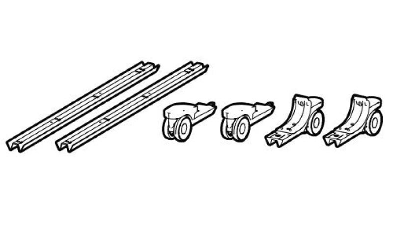Image of Cisco - Wheels kit - for P/N: CS-BRD55P-MM-NR-K9, CS-BRD55P-NR-K7,...