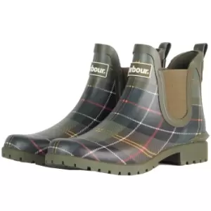 Image of Barbour Wilton Wellies Classic Tartan UK 7