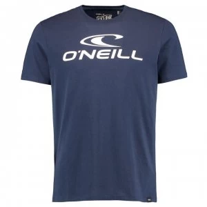 Image of ONeill Large Logo T Shirt Mens - Ink Blue
