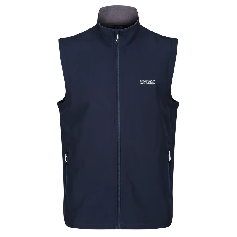Image of Regatta Bradwell III Softshell Bodywarmer - Blue Blue 4XL
