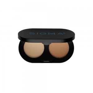 image of Sigma Color + Shape Brow Powder Duo (Various Shades) - Light