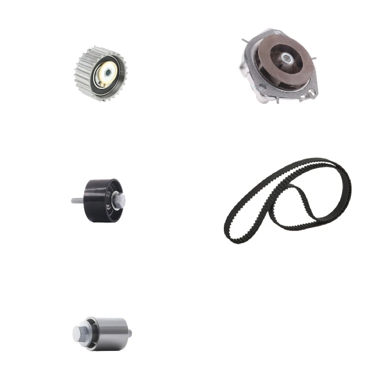 Image of RIDEX 3096W0605 Water Pump + Timing Belt Kit with gaskets/seals, Number of Teeth: 193, without screw set Water Pump & Timing Belt Kit (3096)