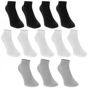 Image of Donnay Trainer Socks 12 Pack Junior - Multi Asst