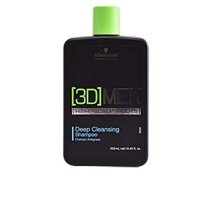 3D Men deep cleansing shampoo 250ml