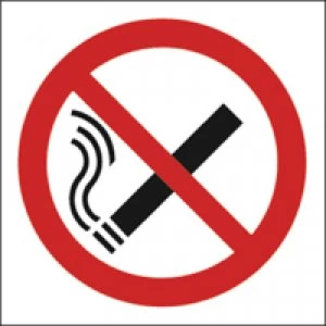 Image of Blick Safety Sign No Smoking Symbol 100x100mm Self-Adhesive Pack of 5 KP01
