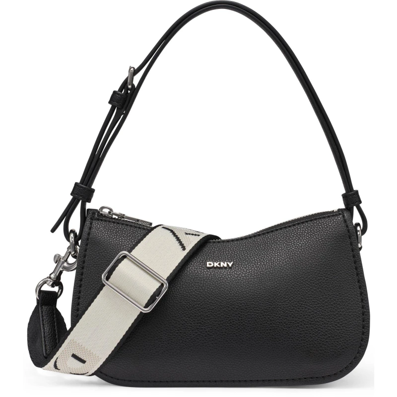 Image of DKNY Nessa SHD Bag Ld61 Black/Silver female One Size