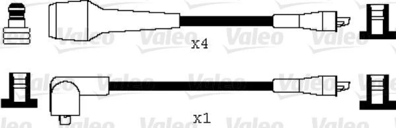 Image of Ignition lead set VALEO 346029
