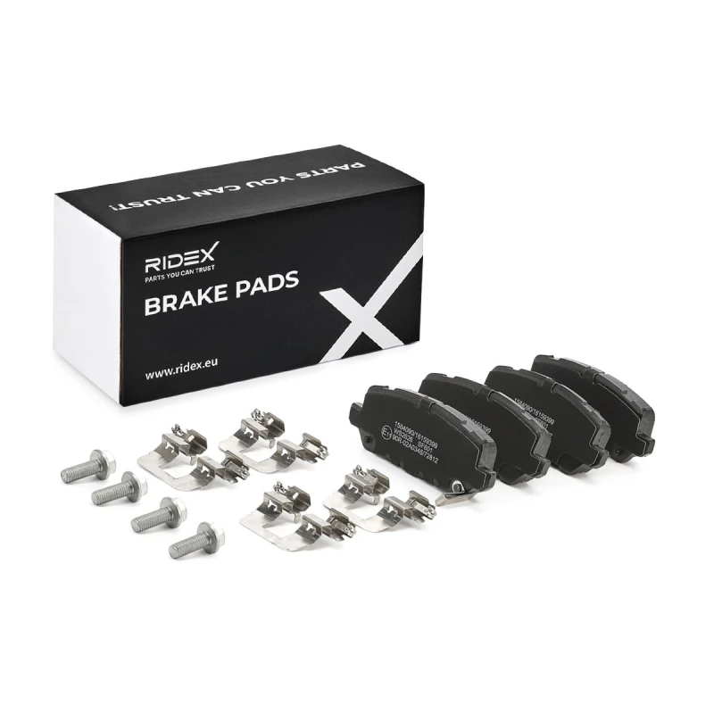 Image of RIDEX Brake pad set RIDEX 402B1465