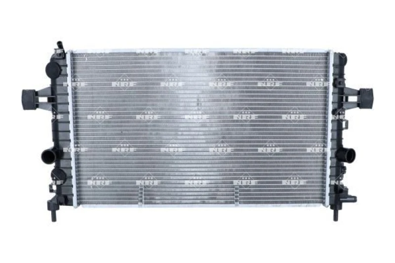 Image of NRF 53442 Engine radiator Brazed cooling fins, Aluminium, with rubber grommet Aluminium Radiator,engine cooling (470)