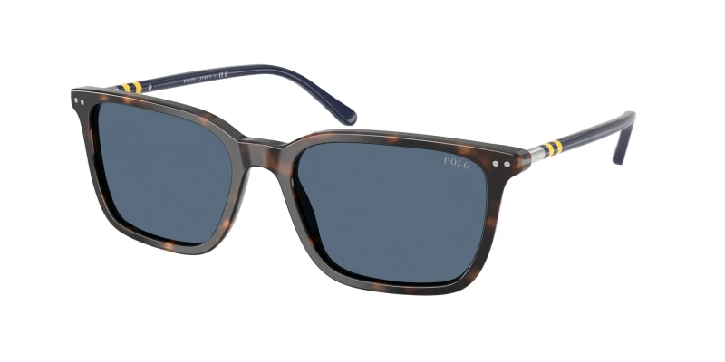 Image of Polo Ralph Lauren 0Ph4226 Clubmaster Square Sunglasses- Brown Brown WHDXM Male
