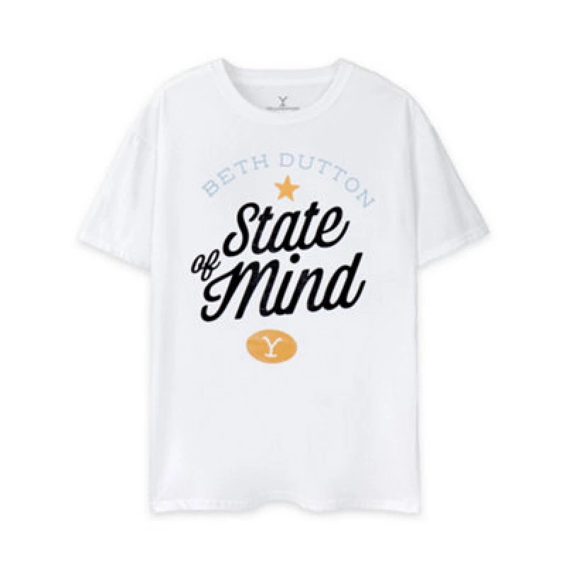 Image of Yellowstone Short Sleeved T-Shirt White female