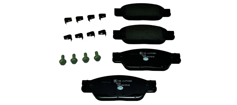 Image of HELLA Brake pad set HELLA 8DB 355 018-551